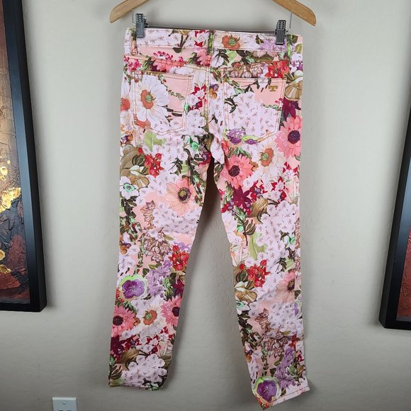 Tory Burch Izzy Floral Jeans - Picture 11 of 12